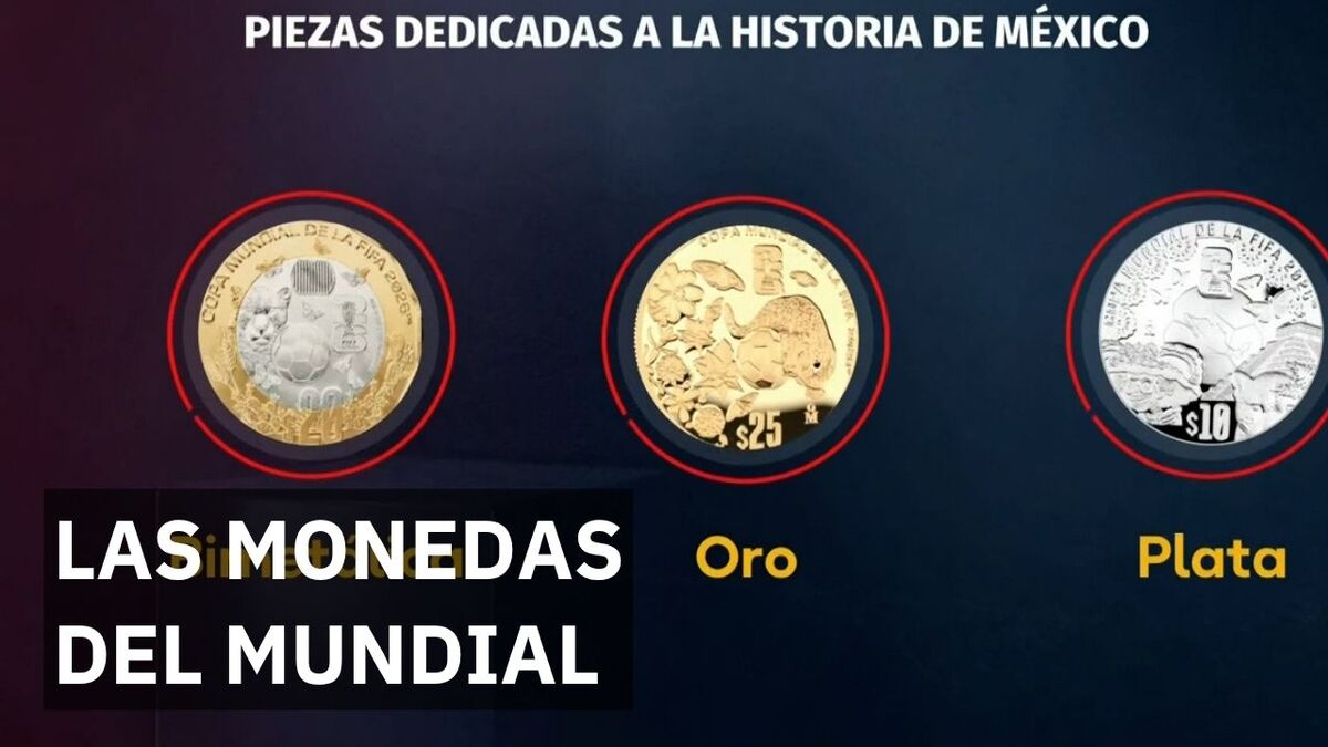 Banxico pone en circulación 12 monedas conmemorativas del Mundial 2026