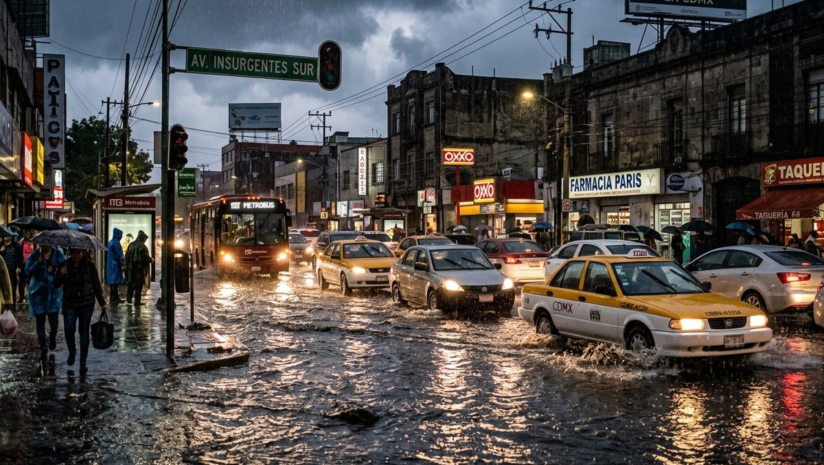 La Ciudad de México y Estado de México tendrán una tarde lluviosa que puede ocasionar encharcamientos | IA Discover