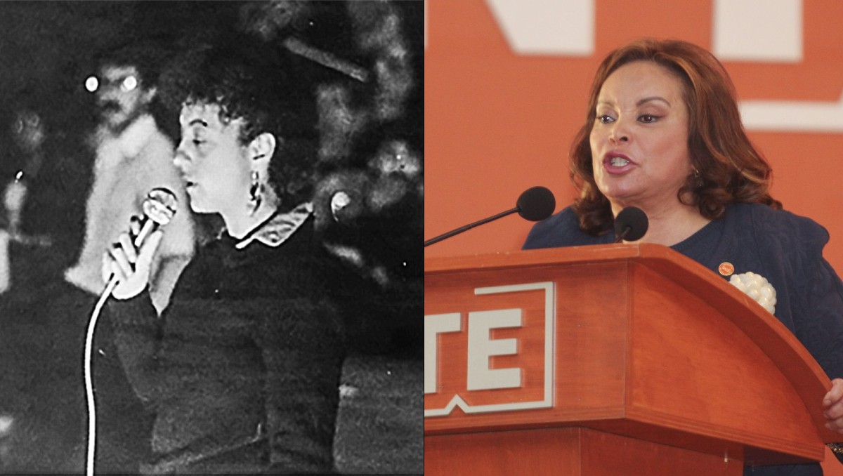 Claudia Sheinbaum y Elba Esther Gordillo en sus momentos como docentes. | Fotos: UNAM y Cuartoscuro