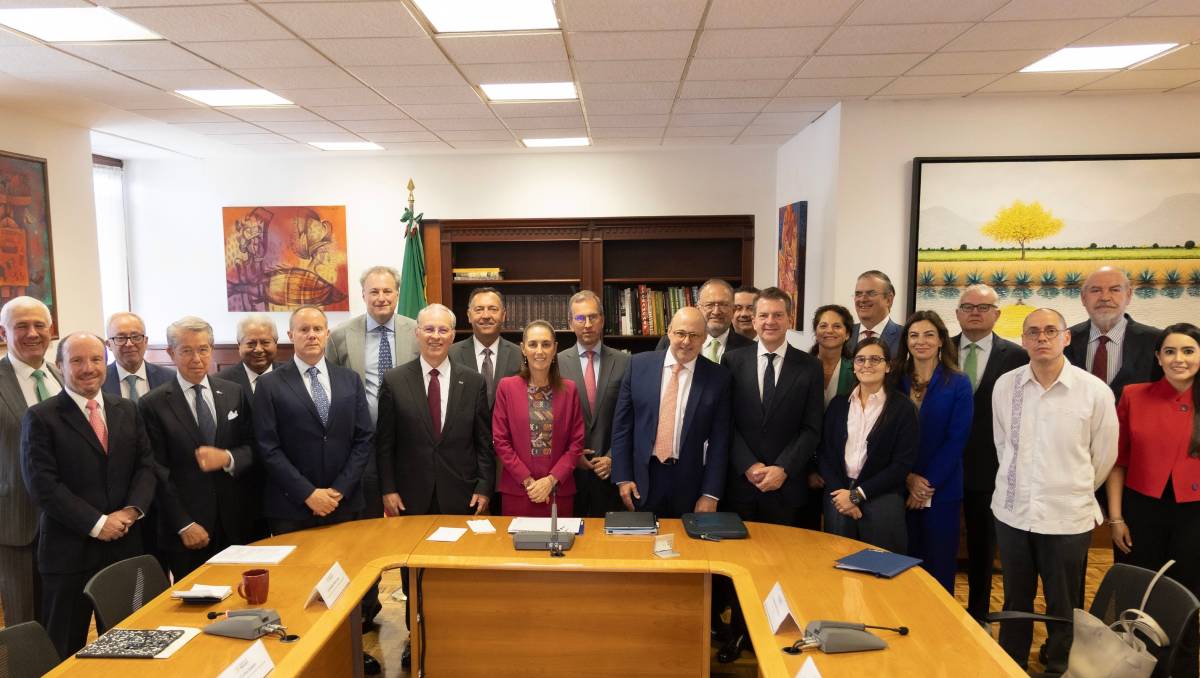 Claudia Sheinbaum se reunió con el Consejo Coordinador Empresarial. | Foto: X