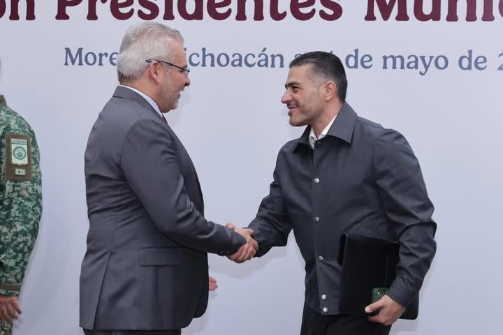 Esta es la cuarta visita de García Harfuch al estado, pero la primera en lo que va del año. | Foto: Especial