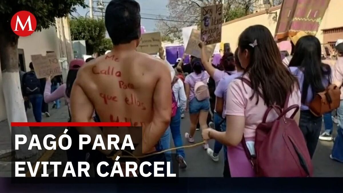 Deudor alimentario paga tras hacerse viral durante la marcha del 8M