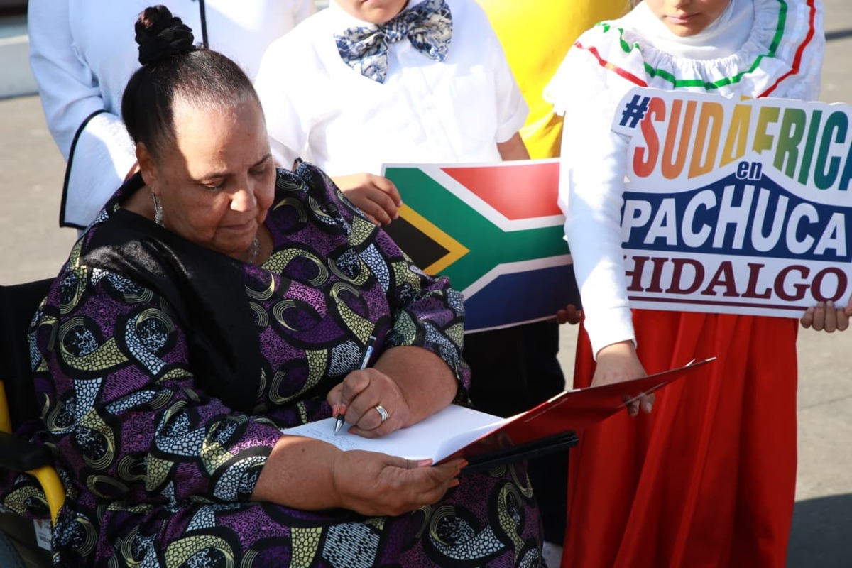 Embajadora de Sudáfrica estuvo en Actopan. (Jorge Sánchez)