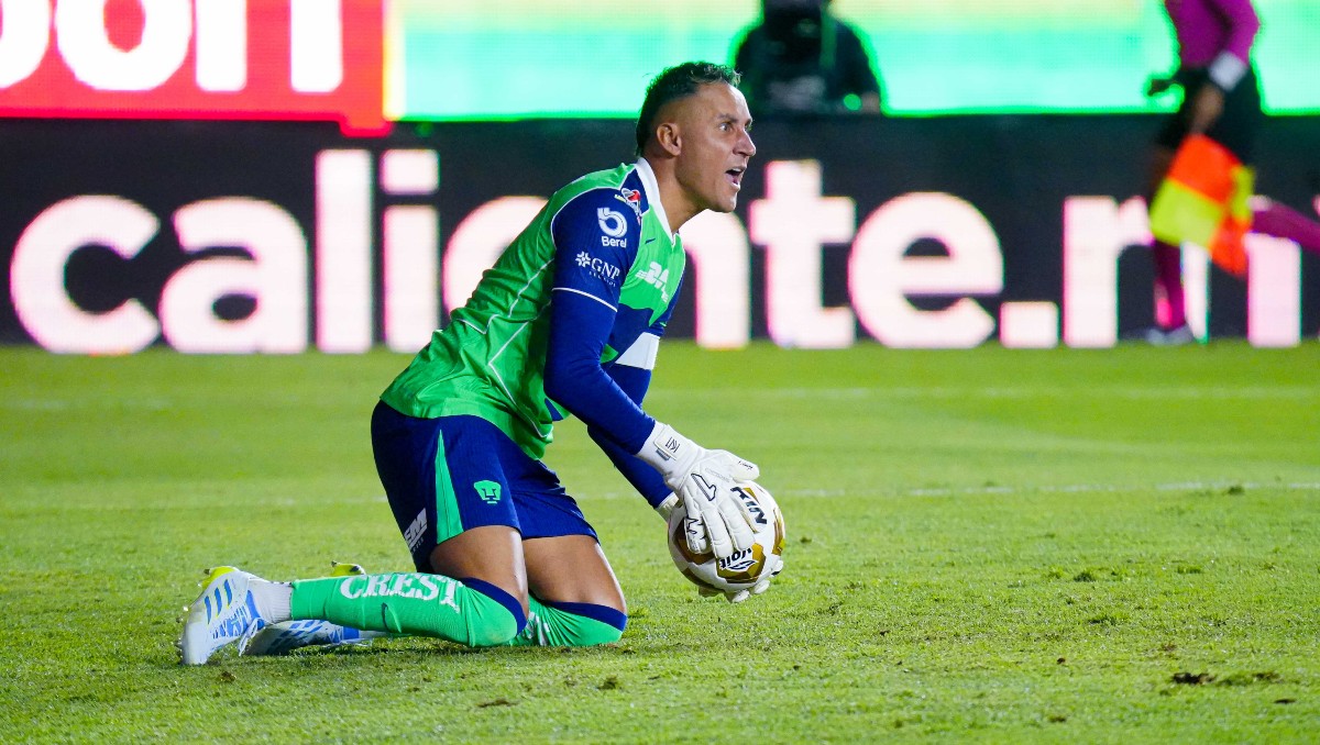 Error de Keylor Navas provoca el gol de Idrissi en la Semifinal Pachuca contra Pumas (Imago7)