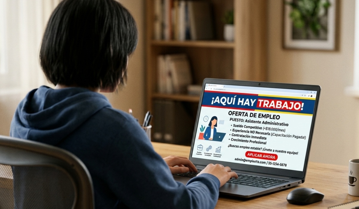 Las falsas ofertas de empleo circulan ampliamente en redes sociales | Imagen hecha con Gemini IA