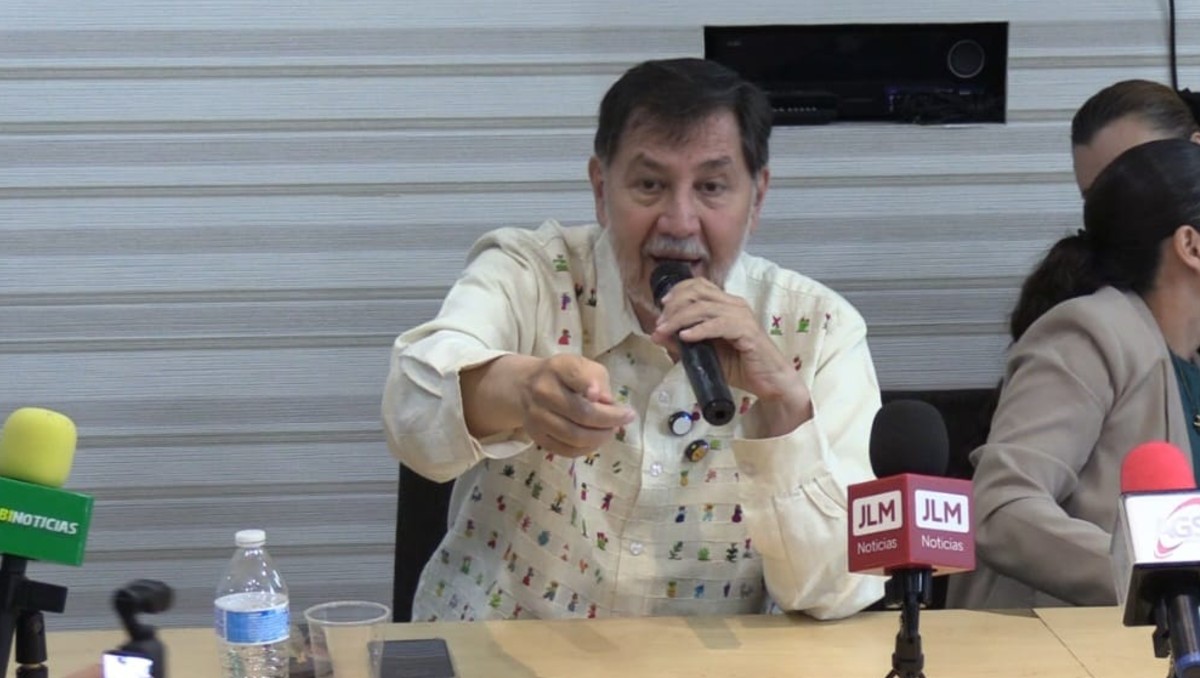 Gerardo Fernández Noroña pide pruebas ante señalamientos de EU. | Foto: Captura de pantalla