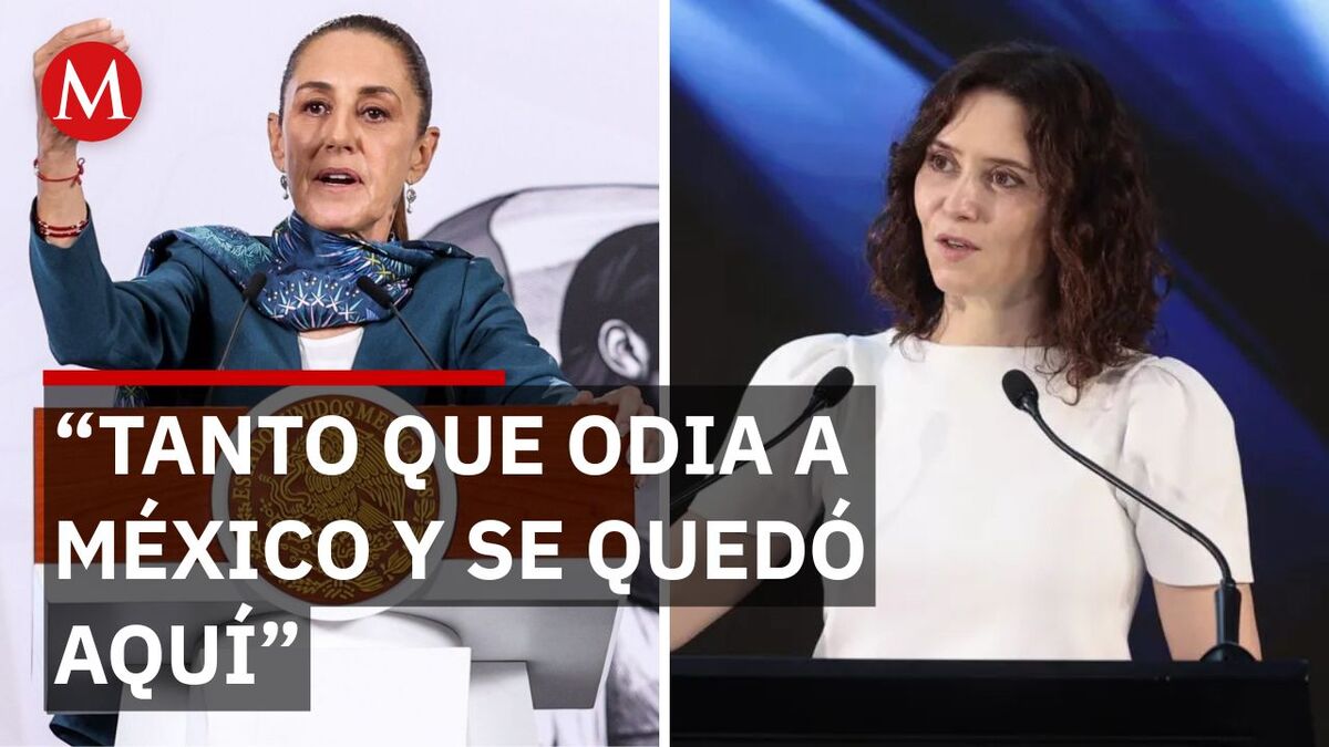 ¿Ironiza? Sheinbaum invita a Ayuso a pasar más vacaciones en México