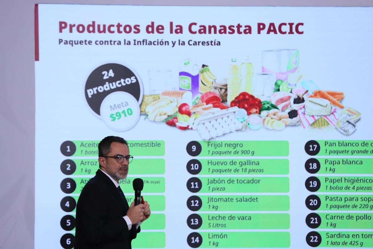 Iván Escalante informa de los mejores precios de la canasta básica | Octavio Hoyos