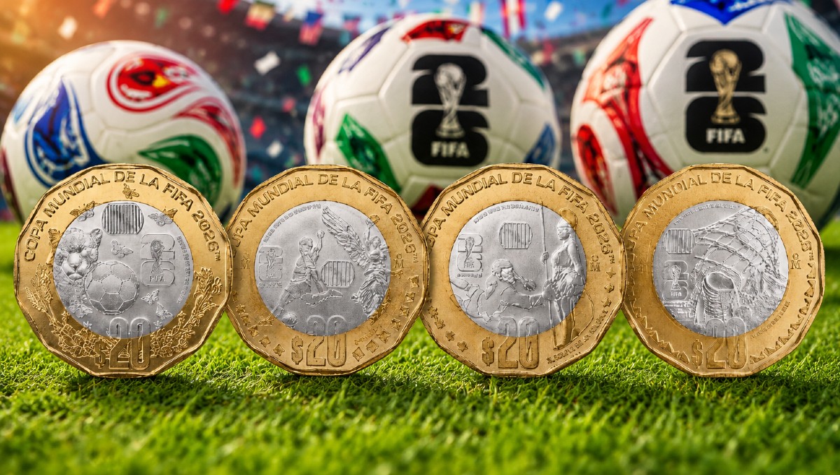 Lanzan monedas conmemorativas de la Copa Mundial de la FIFA 2026