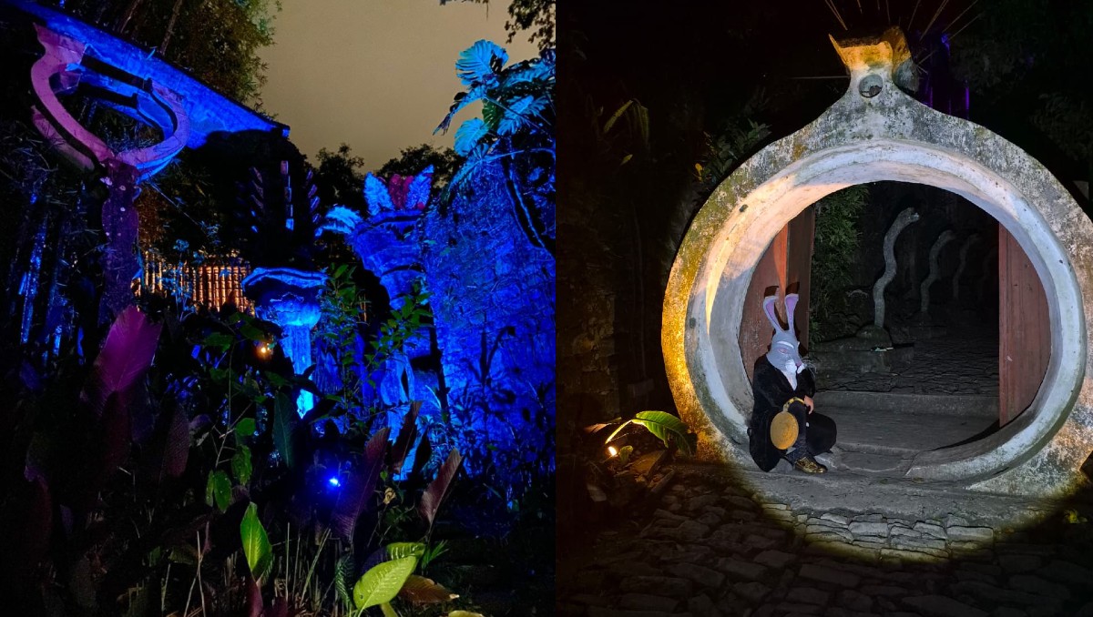 “Luces y Sombras”, la experiencia nocturna en el castillo surrealista de Edward James. (Especial)