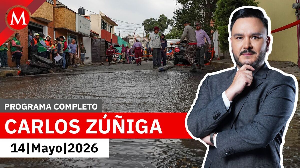 Megafuga de agua inunda calles de Iztapalapa | Carlos Zúñiga, 14 de mayo de 2026