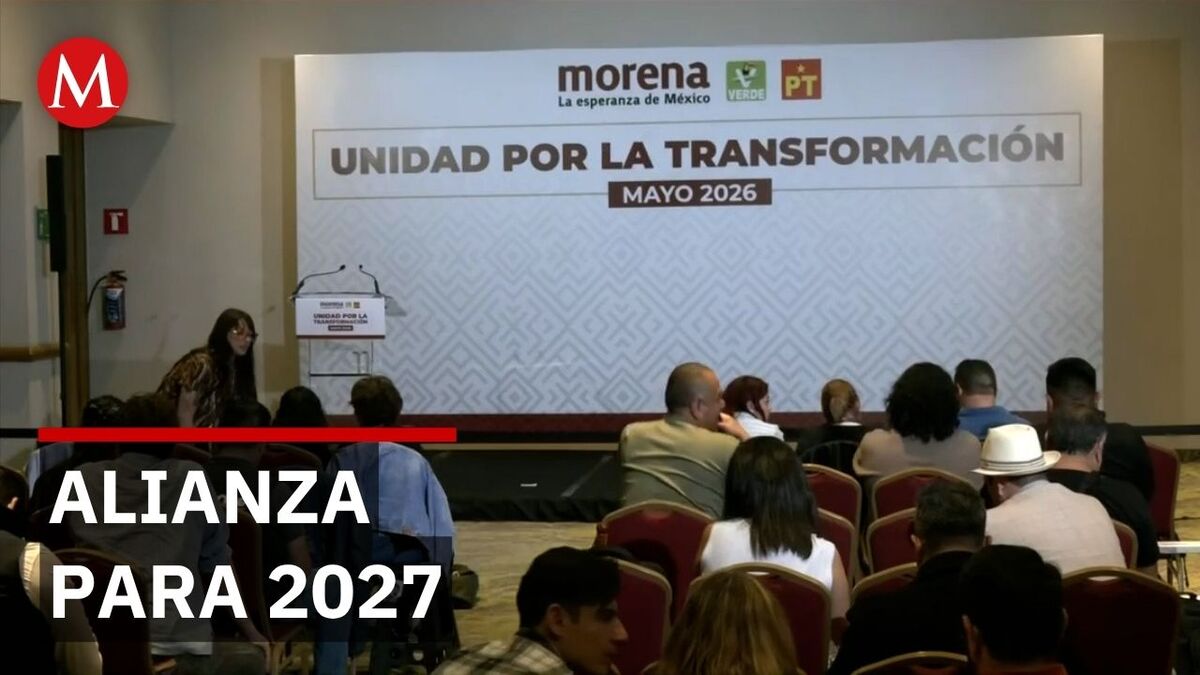 Morena, PT y Partido Verde anuncian alianza para las elecciones de 2027