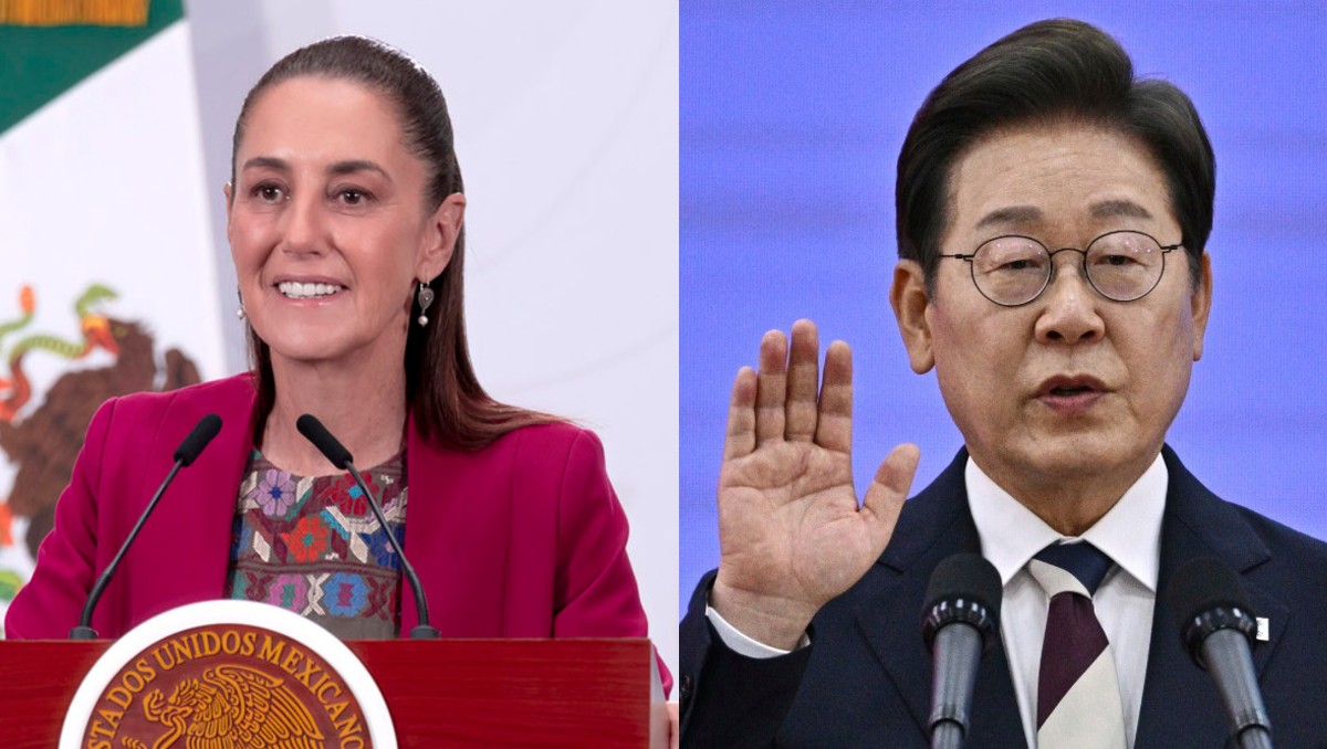 La Presidenta invitó a su homólogo coreano a visitar México este año. Foto: Especial
