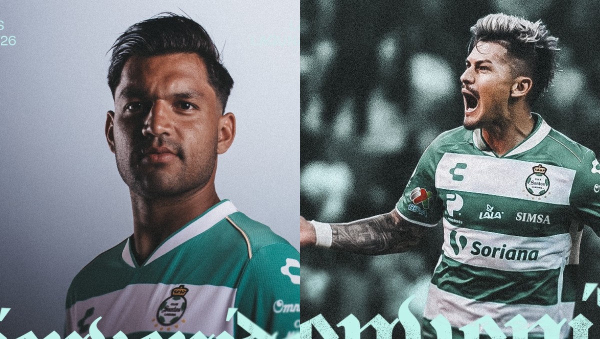 Santos Laguna hace oficial retorno del Mudo Aguirre y Diego González. (Cortesía)