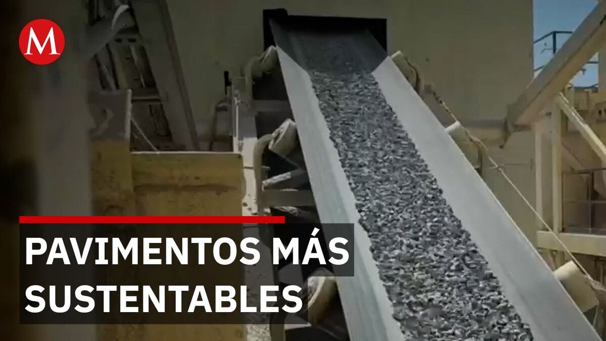 La tecnología que transforma neumáticos usados en carreteras de alta resistencia