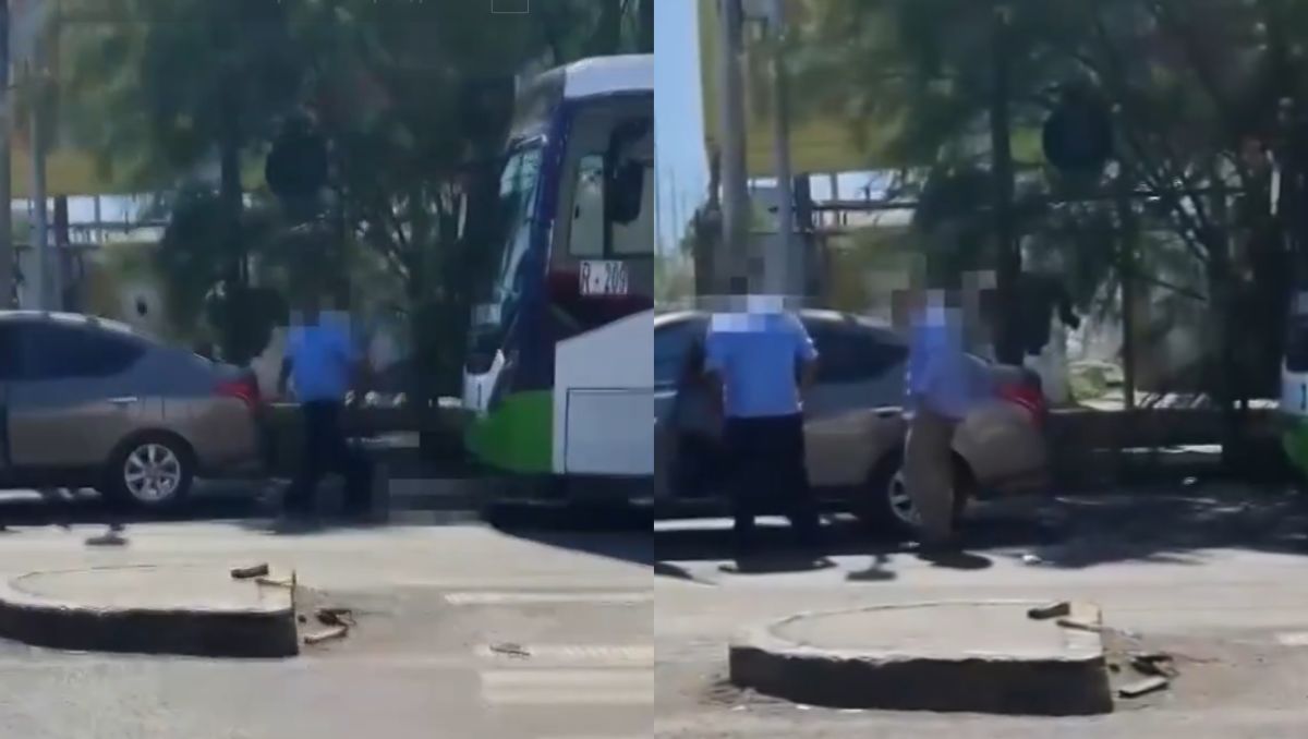 Se afectó parcialmente la circulación vehicular mientras se desarrollaba el altercado | Especial