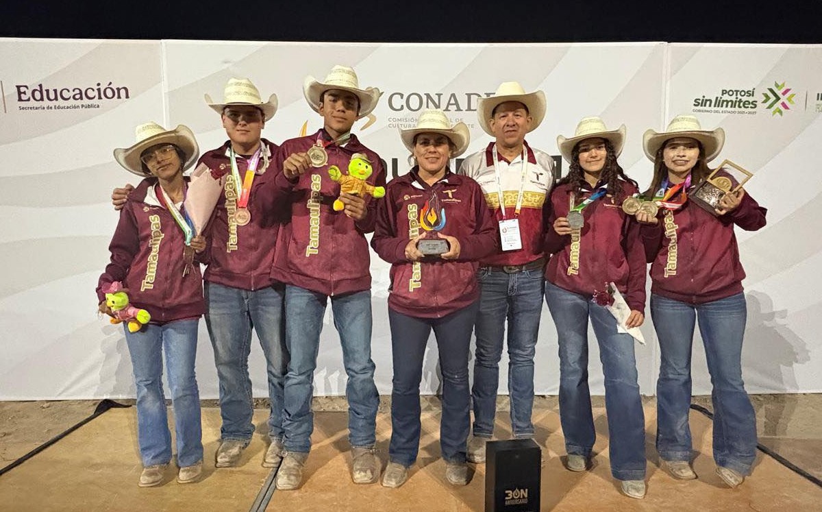 Deportistas ponen en alto a Altamira en rodeo durante la Olimpiada Nacional 2026.