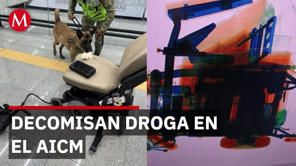 Detienen a hombre con droga oculta en silla de ruedas