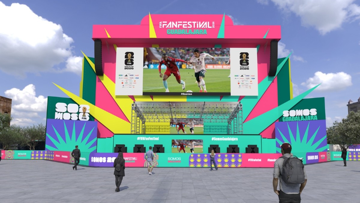 El FIFA Fan Fest en Guadalajara tendrá una operación continúa de hasta 12 horas en algunas ocasiones (Cortesía GDL2026)