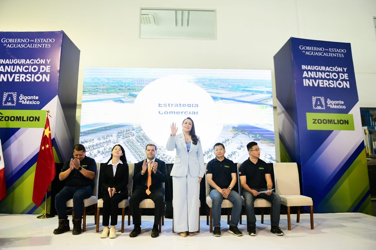 La gobernadora Tere Jiménez encabezó la inauguración del Centro de Capacitación para Latinoamérica de la empresa Zoomlion. | Foto: Especial