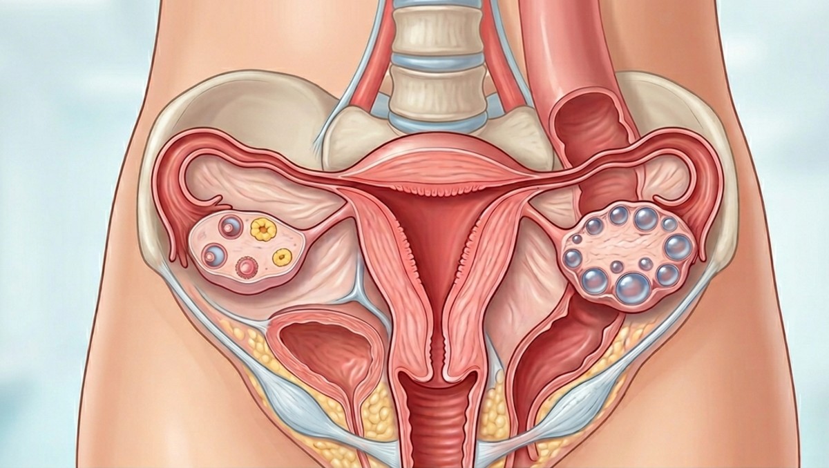 Imagen ilustrativa sobre el síndrome de ovario poliquístico. FOTO: MILENIO