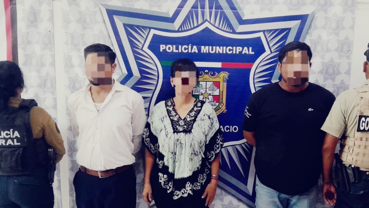 Los inculpados Ivonne 'N', de 26 años de edad, Pedro 'N', de 27, y Juan 'N', de 32, fueron internados en módulos de prisión. | Especial