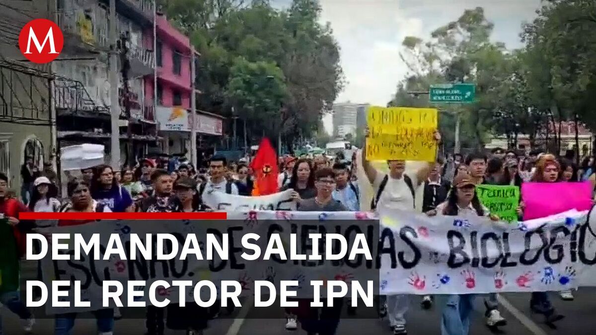 IPN: estudiantes exigen salida de Arturo Reyes Sandoval