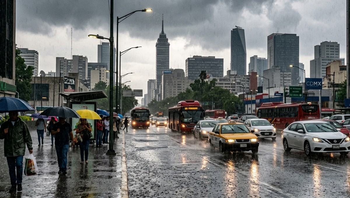 Lluvias en la Ciudad de México ocasionan afectaciones viales | IA Discover