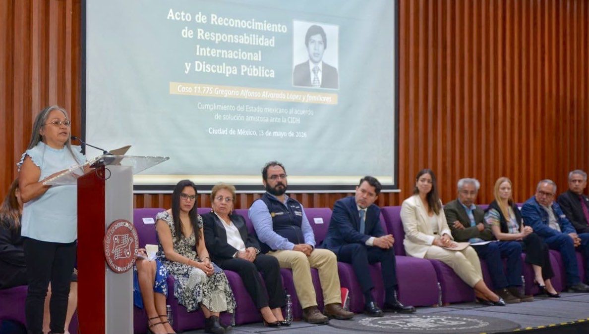 Estado mexicano se disculpa por la desaparición forzada de Gregorio Alfonso Alvarado López. | Foto: Especial