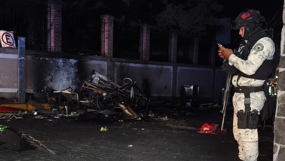 Así quedó el punto de la explosión en Amatitán, Jalisco (Vicente Torres Alfaro)