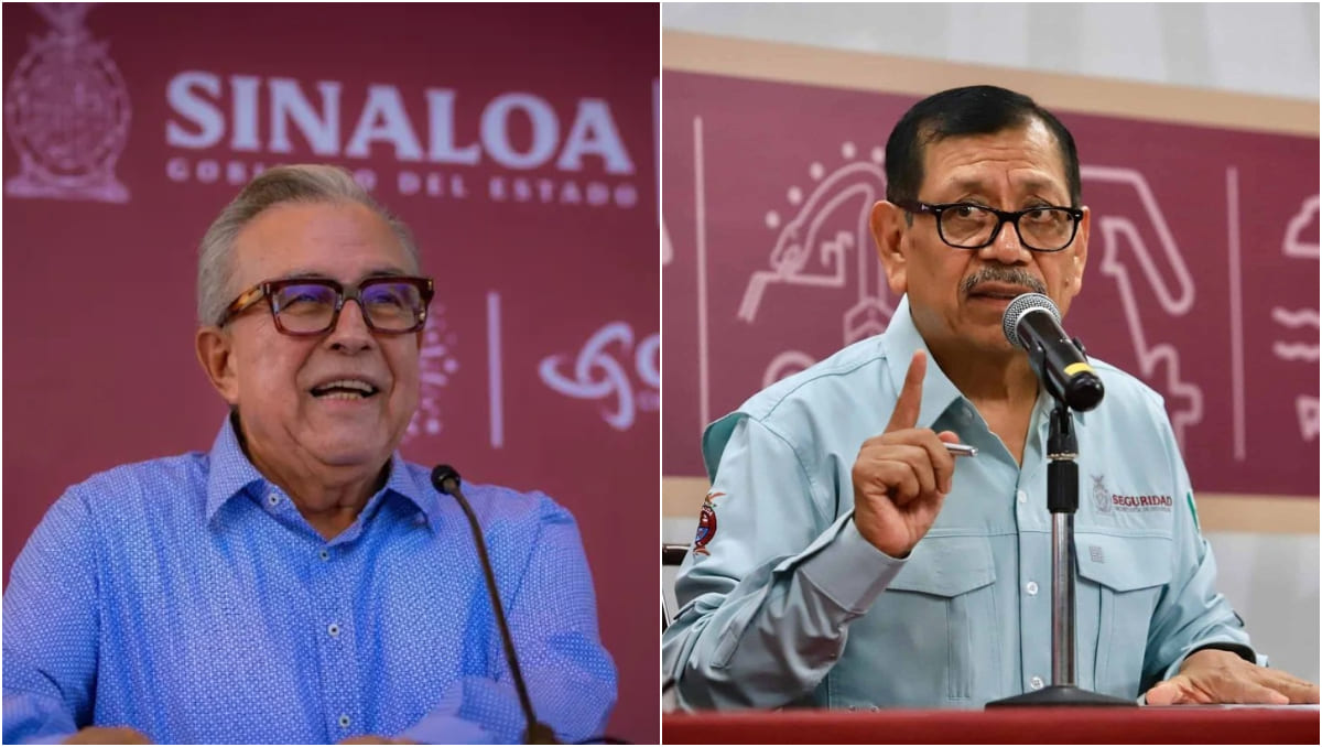 Rubén Rocha Moya y Gerardo Mérida Sánchez son solo dos de los 10 mexicanos señalados de nexos con el narcotráfico. (Gobierno de Sinaloa)