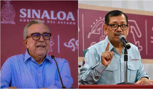 Rubén Rocha Moya y Gerardo Mérida Sánchez son solo dos de los 10 mexicanos señalados de nexos con el narcotráfico. (Gobierno de Sinaloa)