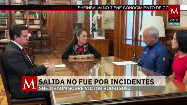 Salida de Víctor Rodríguez de Pemex no fue por derrames: Sheinbaum | Pedro Gamboa, 15 de mayo 2026