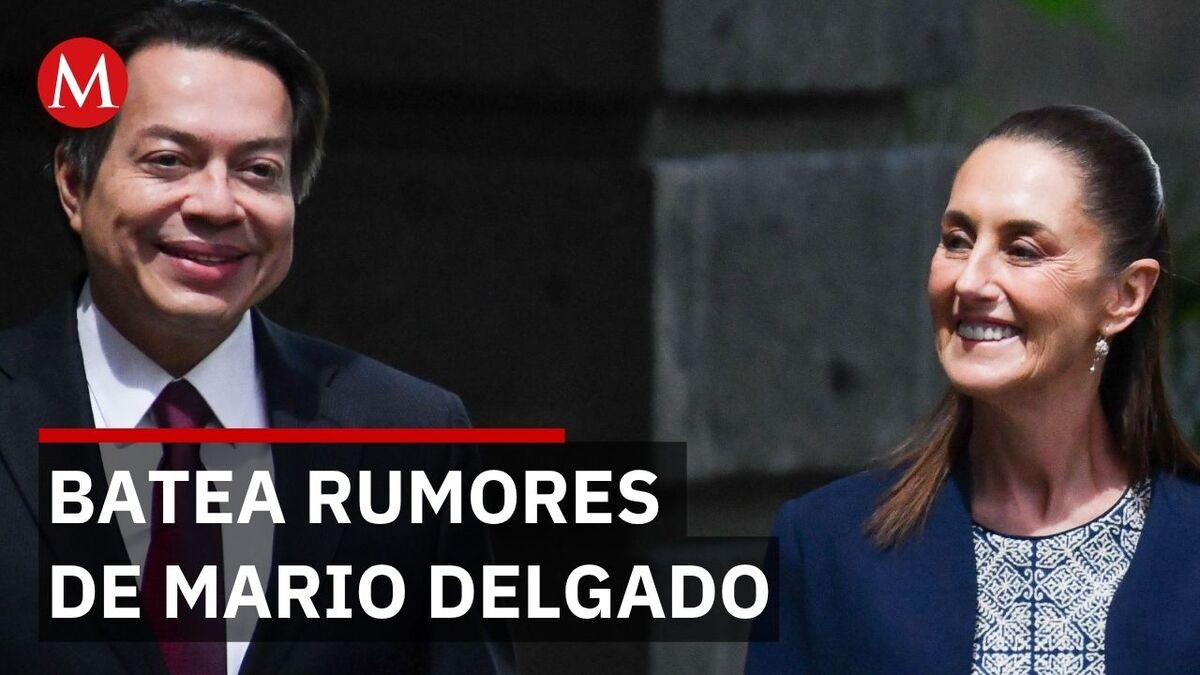 Sheinbaum respalda a Mario Delgado en la SEP y desmiente su salida