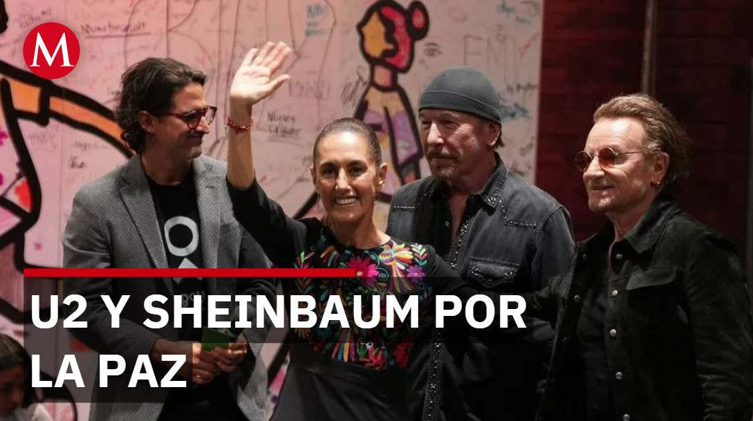 Sheinbaum y U2 llaman a la paz en torneo infantil
