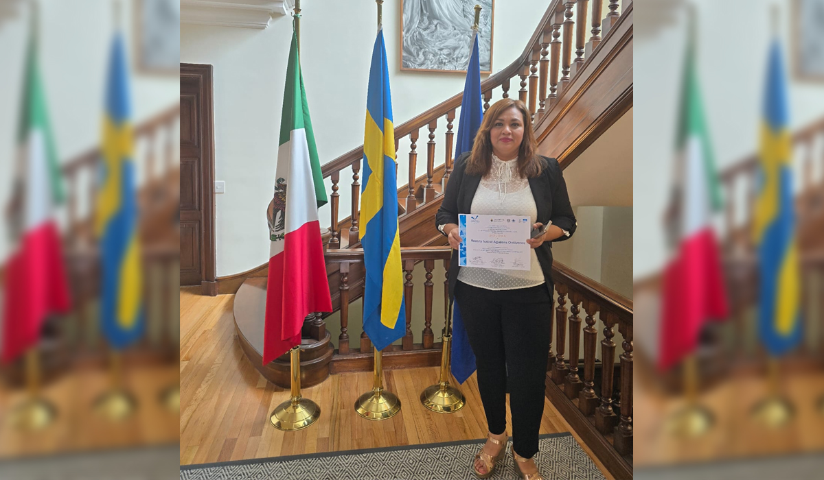 Wendy Isabel Aguilera, comparte aprendizaje en el área científica. (Cortesía)