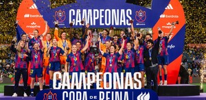 El Barcelona femenil conquista la Copa de la Reina tras vencer al Atlético de Madrid.