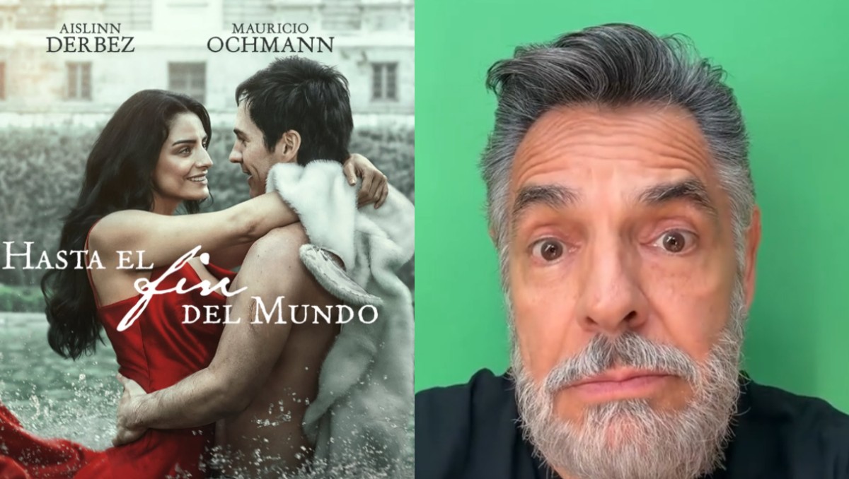 Eugenio Derbez reaccionó al regreso de Aislinn Derbez y Mauricio Ochmann como pareja en la película 'Hasta el fin del mundo'.