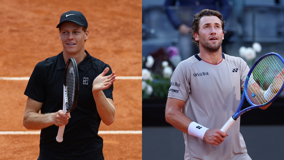 Jannik Sinner enfrentará a Casper Ruud en la final del Masters 1000 de Roma (Reuters)