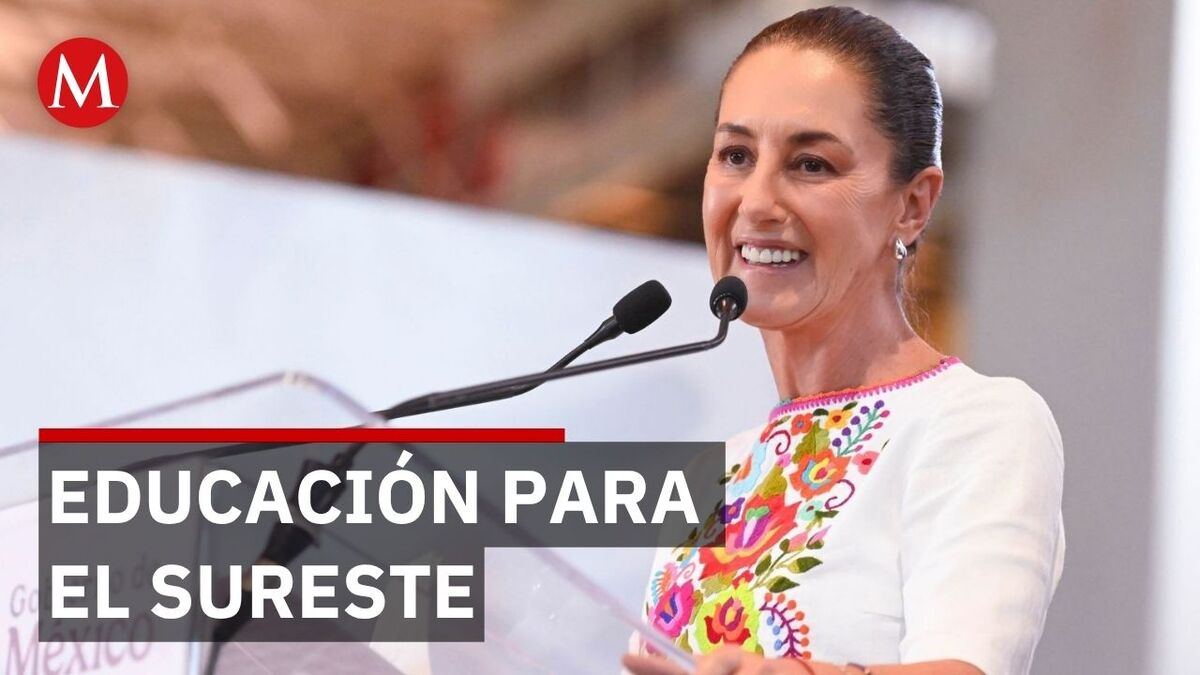 La presidenta Sheinbaum estrena instalaciones de la UNRC en Yucatán