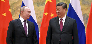 Los presidentes de Rusia y China, Vladimir Putin y Xi Jinping, en reunión bilateral. (AP / Archivo)