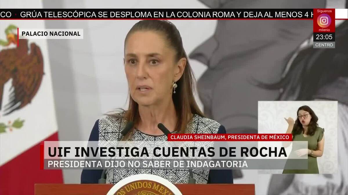 Sheinbaum dice desconocer la investigación de cuentas de Rocha | Paola Barquet, 15 de mayo de 2026