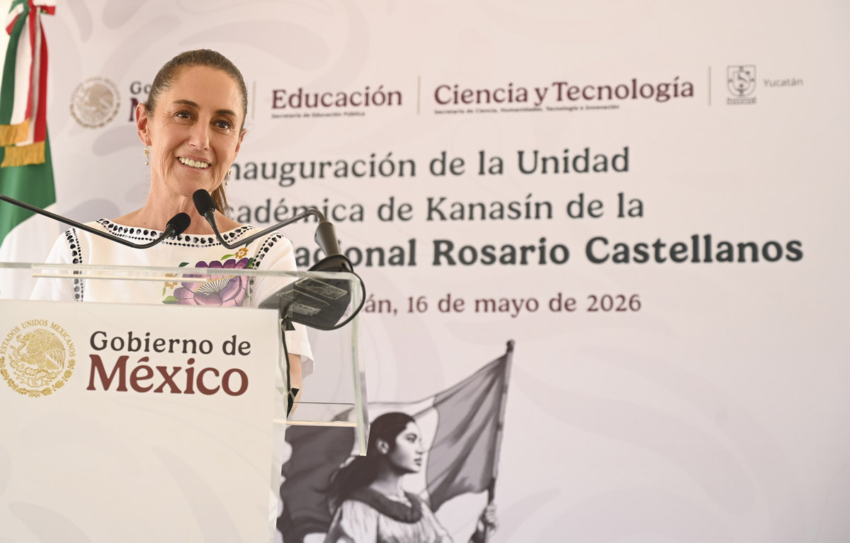 Sheinbaum llamó a reivindicar la grandeza cultural de México. | Foto: Presidencia