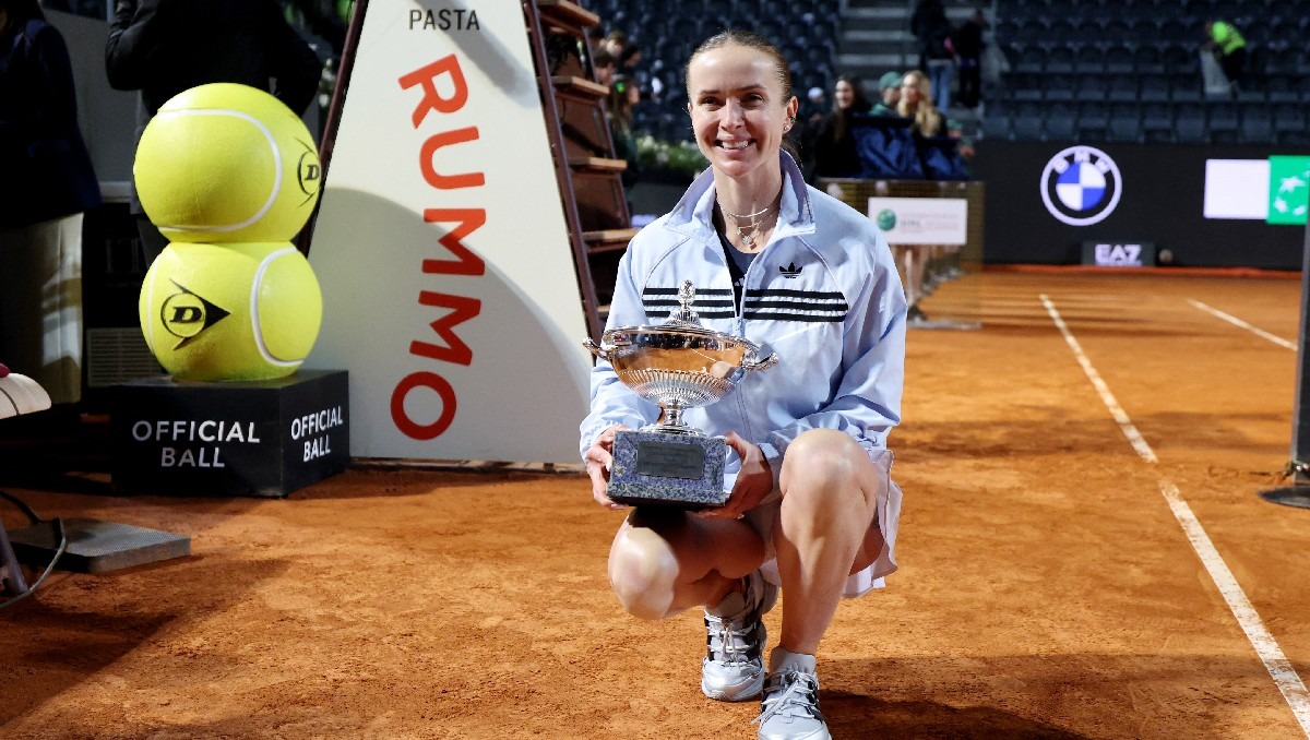 Svitolina, reina de Roma ocho años después (Reuters)