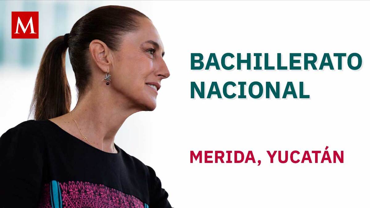Yucatán estrena bachillerato con la presencia de Claudia Sheinbaum