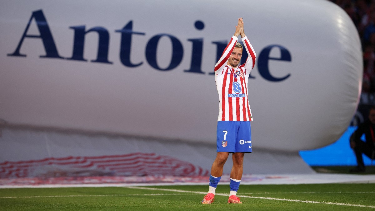 Antoine Griezmann se despide del Atlético de Madrid con emotivo homenaje (Reuters)