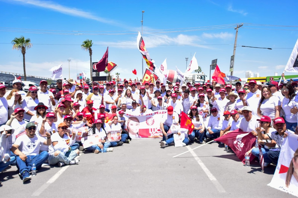 Las campañas de Morena y PT se realizaron en varios cruceros de Torreón | Especial