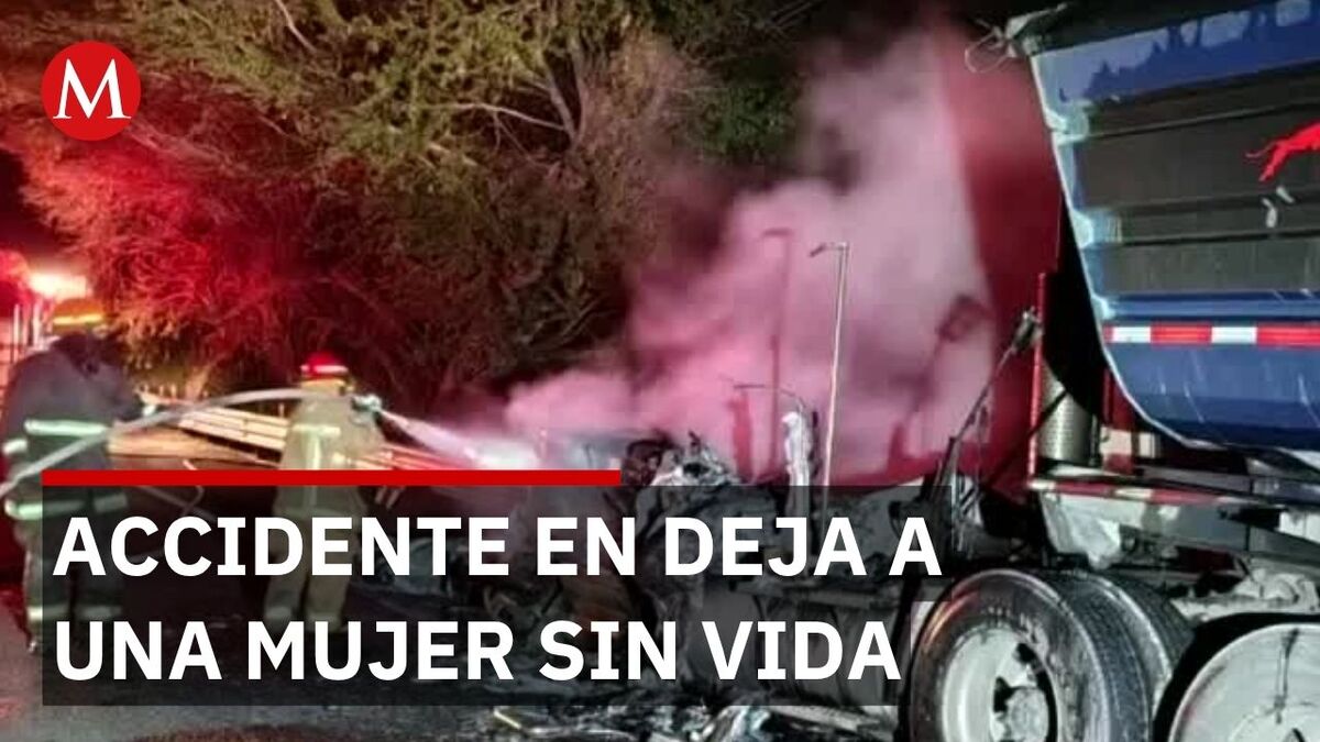 Choque por alcance en la autopista Guadalajara-Colima deja una mujer sin vida