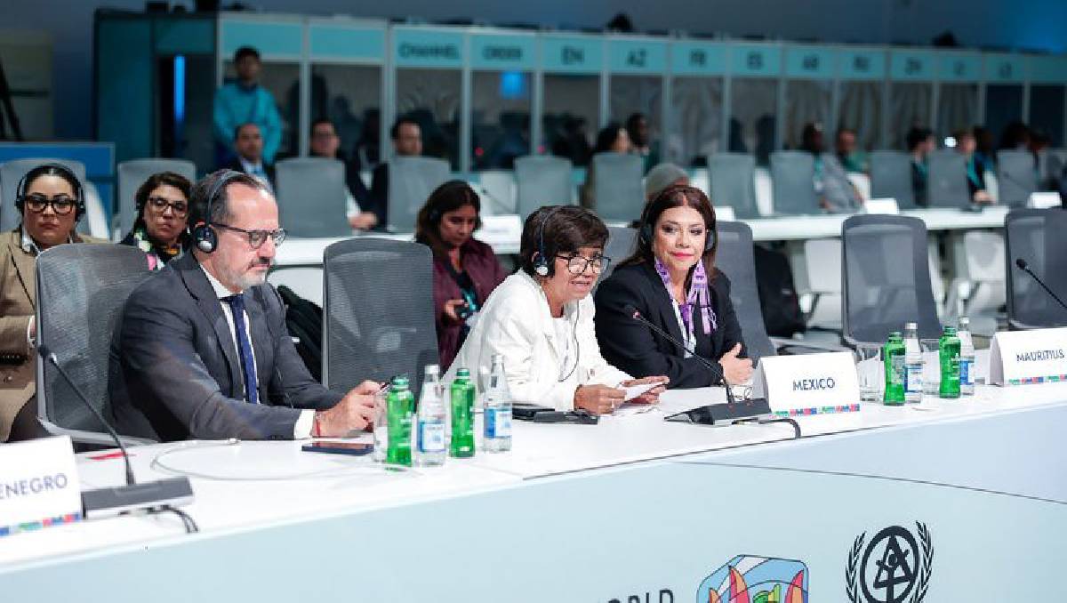 Clara Brugada llama a los gobiernos locales ser una fuerza pacifista mundial. | Foto: Especial