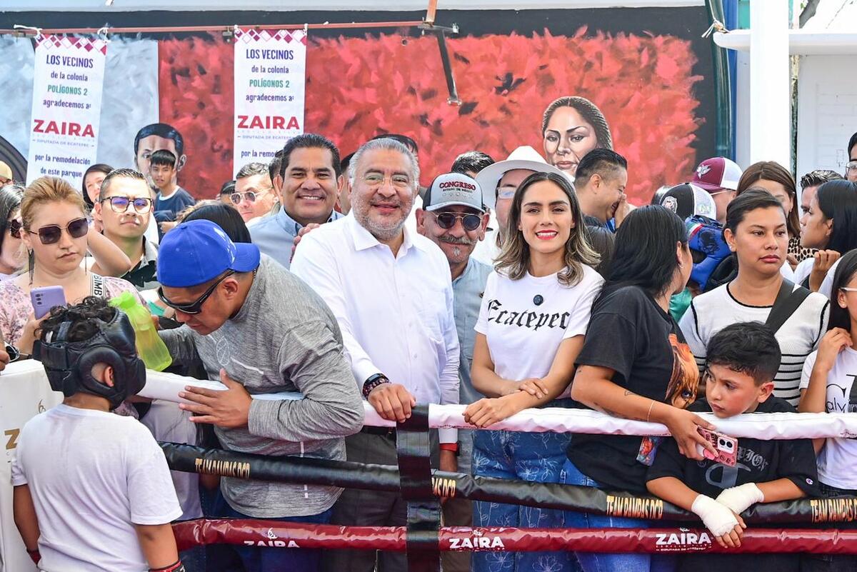 La Diputada local Zaira Cedillo Silva encabezó la rehabilitación del parque. | Foto: Especial